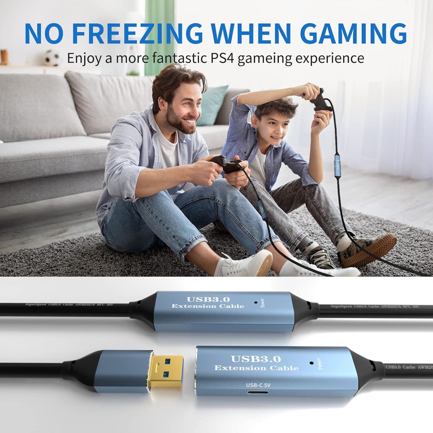 Cable de Extensión USB 3.0 SSS·GRGB 24.38m Macho a Hembra