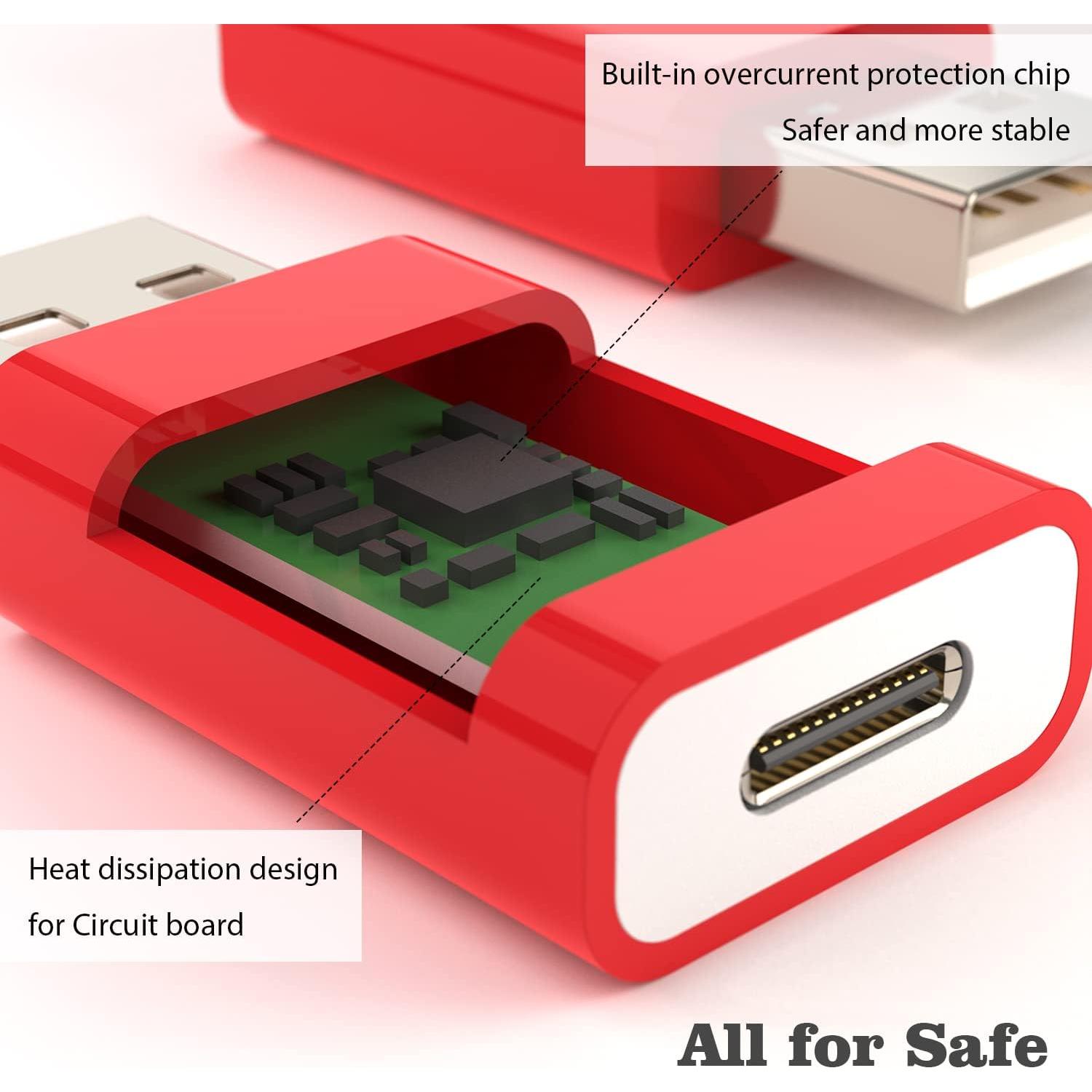 Adaptador USB Macho a USB-C Hembra LMUBOY para iPhone y Apple Watch