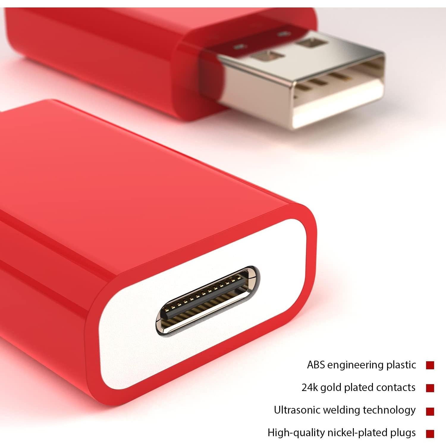 Adaptador USB Macho a USB-C Hembra LMUBOY para iPhone y Apple Watch