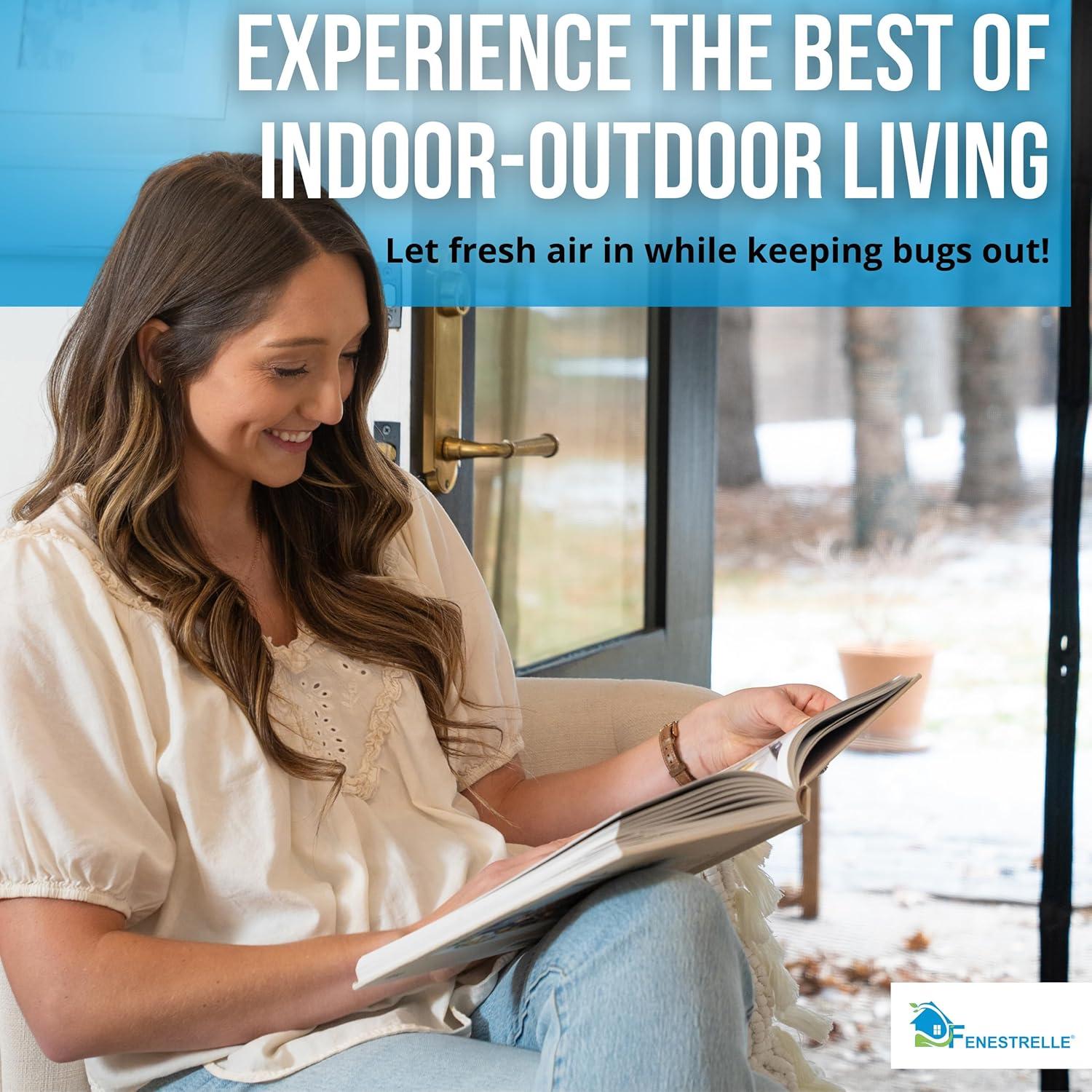 Puerta Pantalla Magnética Fenestrelle 1,41 kg para Puertas Dobles