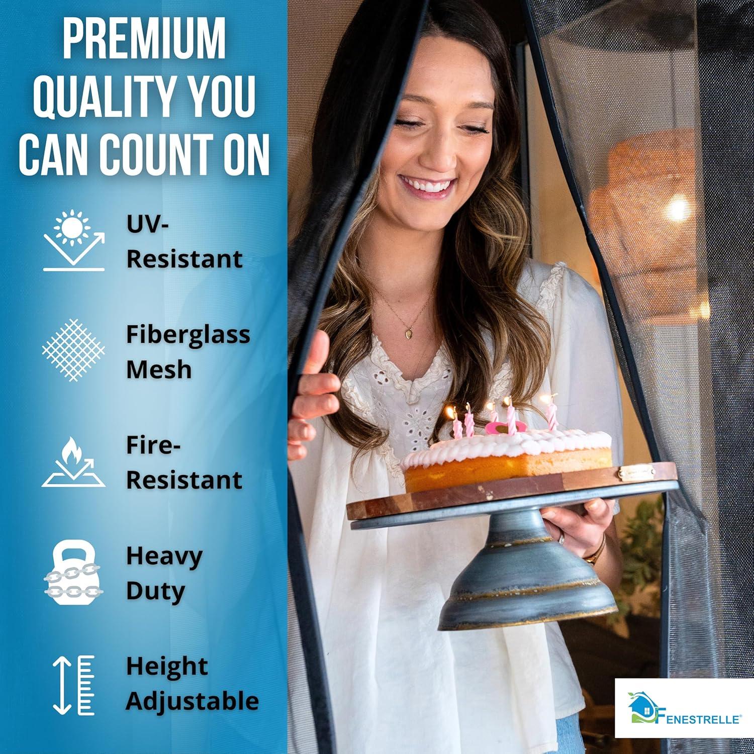 Puerta Pantalla Magnética Fenestrelle 1,41 kg para Puertas Dobles