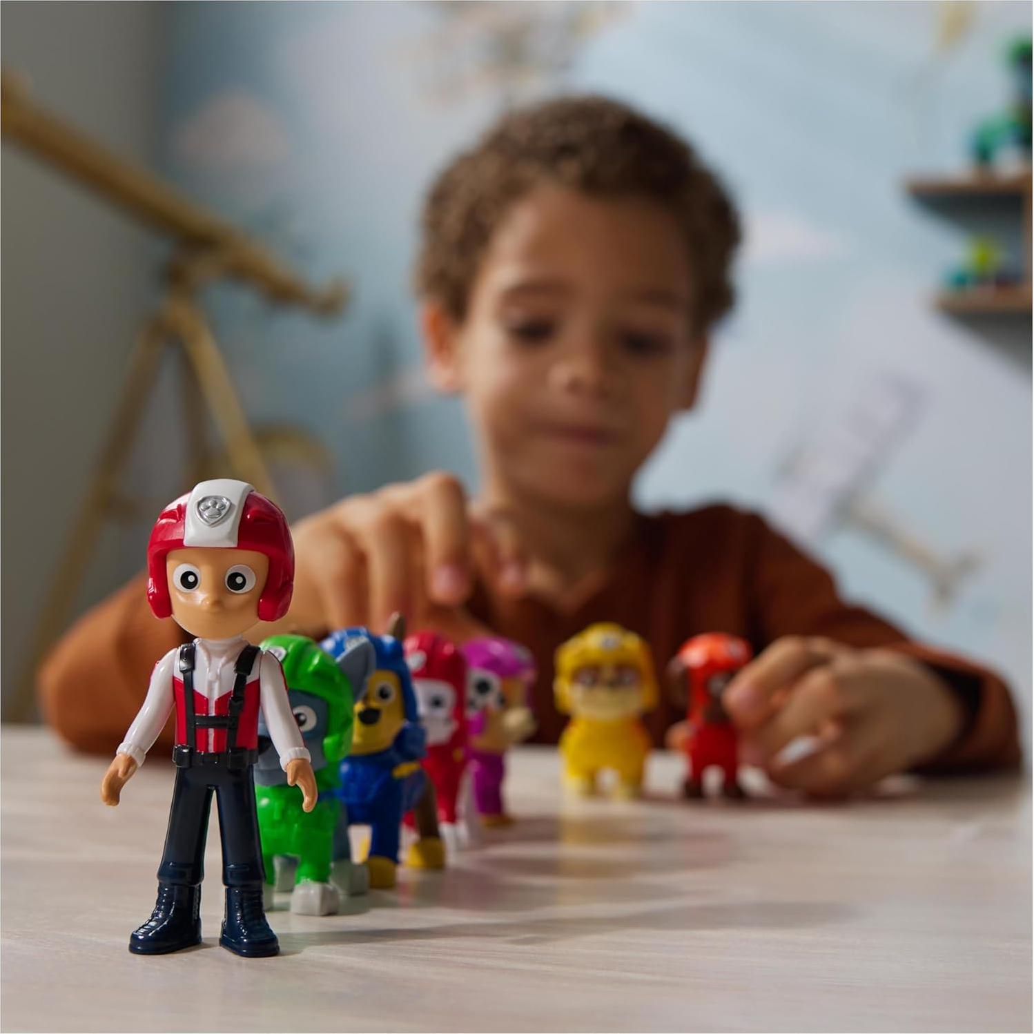 Set de Figuras de Rescate Aéreo Paw Patrol - 7 Piezas