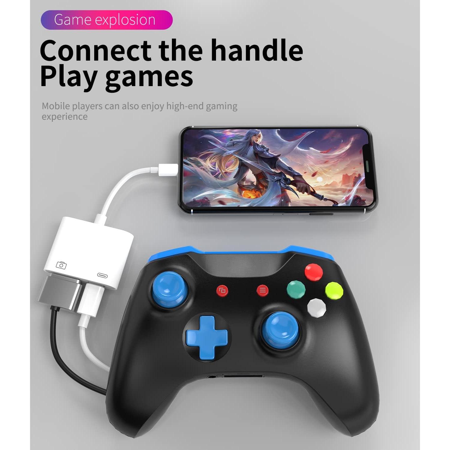 Adaptador Lightning a USB Aksenli para iPhone y iPad