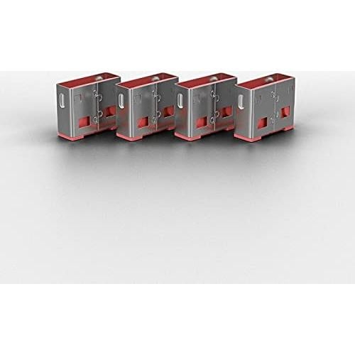 Bloqueador de Puerto USB Lindy 40460 - Paquete de 10 Rosa