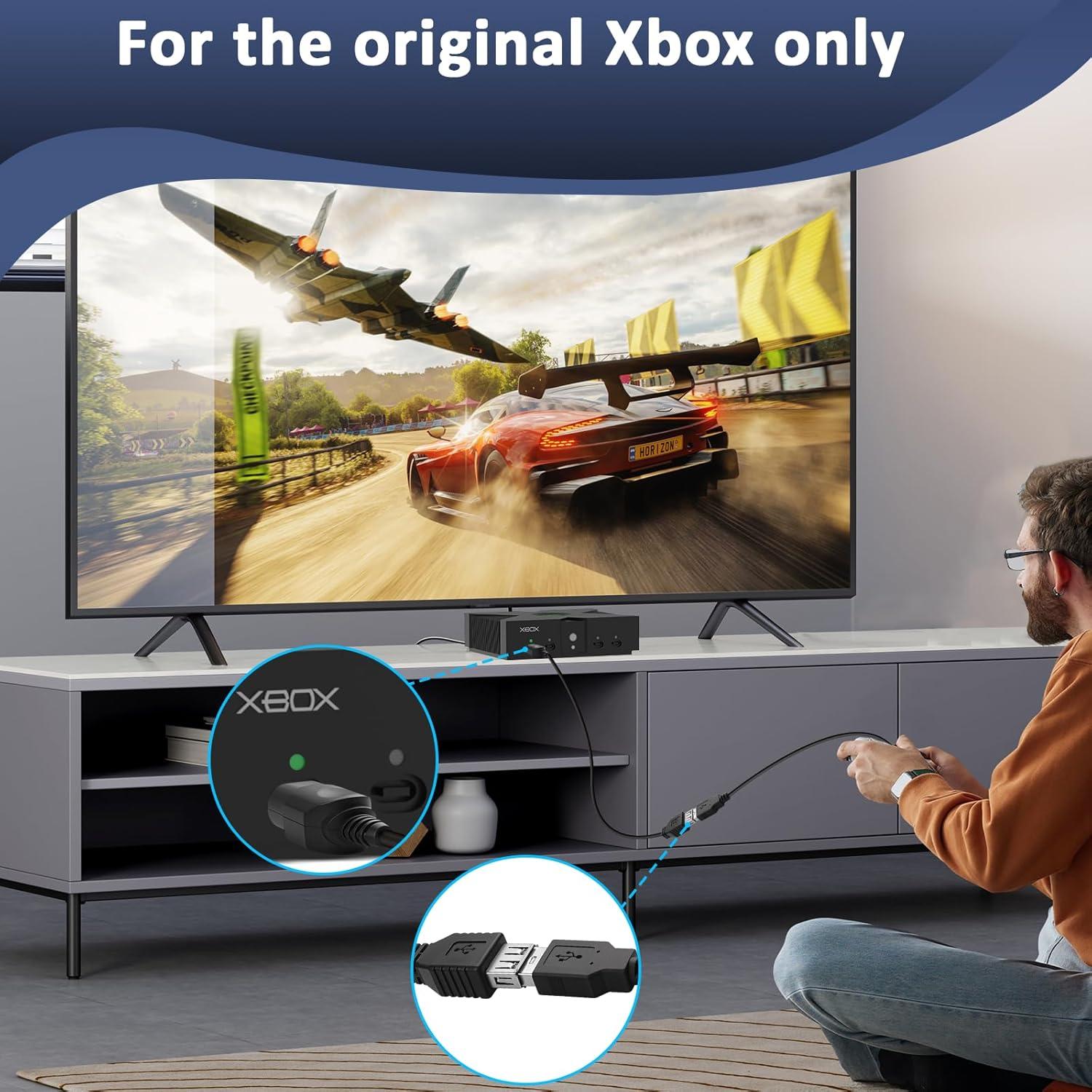 Cable Adaptador USB a Xbox Original Gen 1 y PC 78.74cm