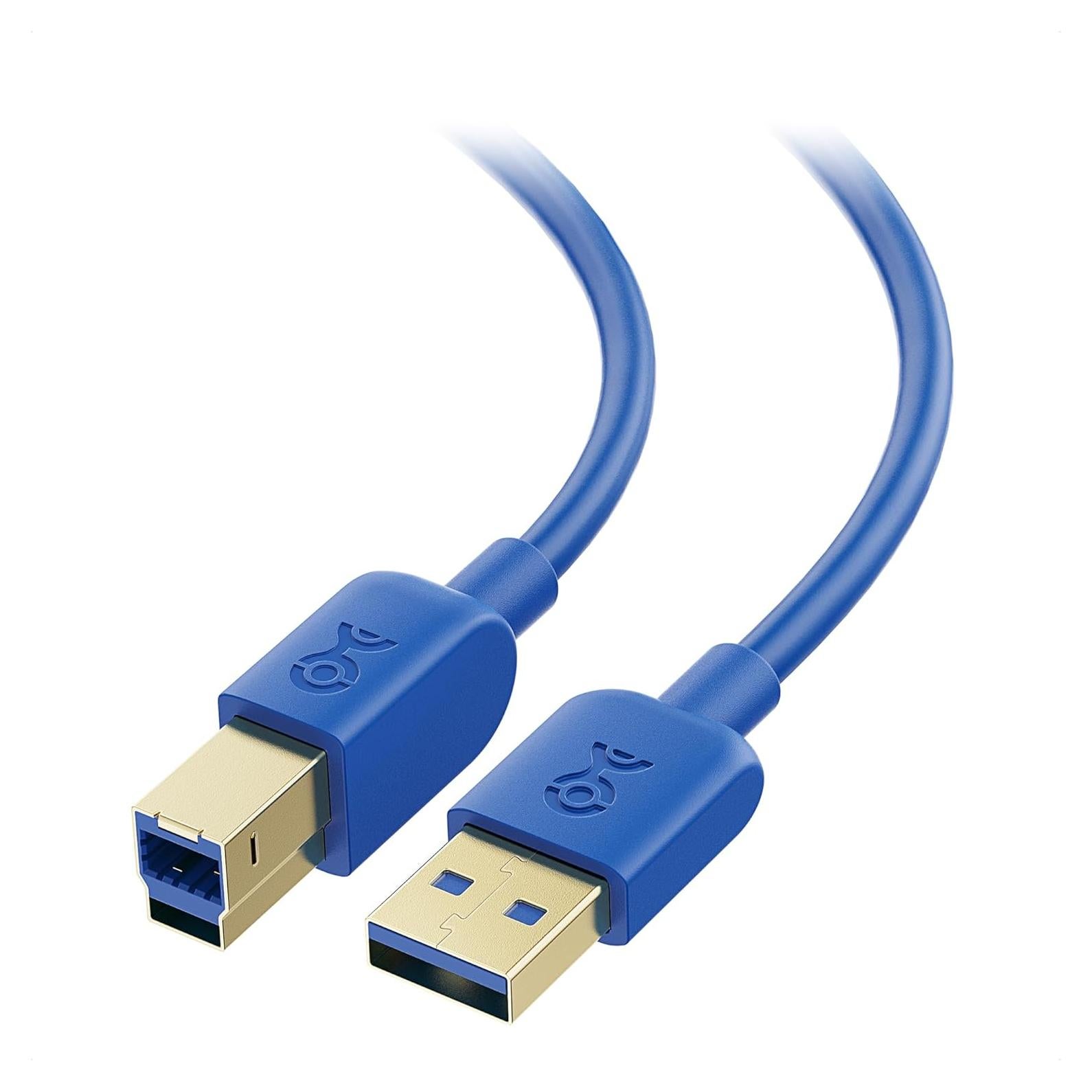 Cable USB 3.0 Corto 0.91m Cable Matters Tipo A a B Azul