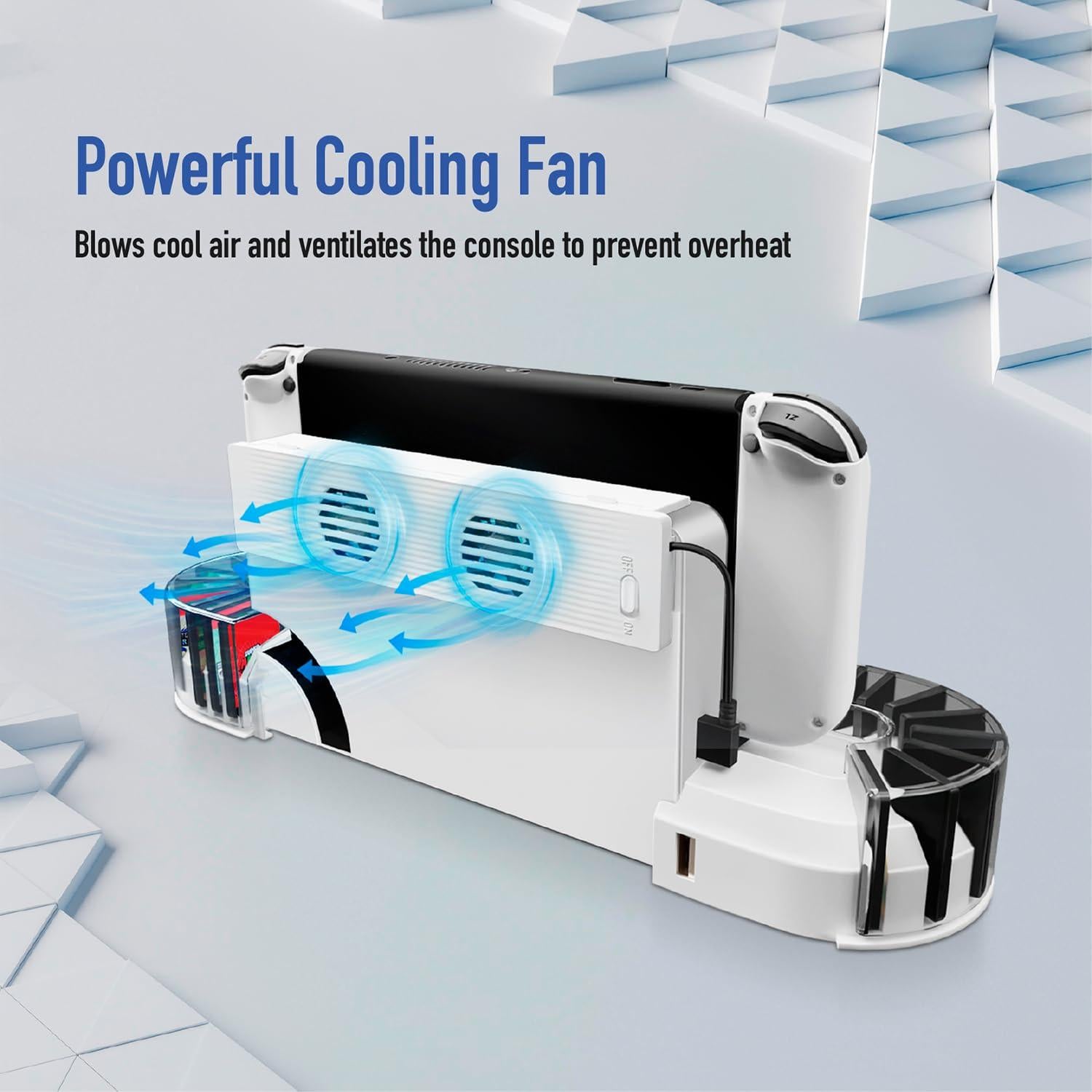Ventilador de Enfriamiento TNP para Nintendo Switch y OLED - USB