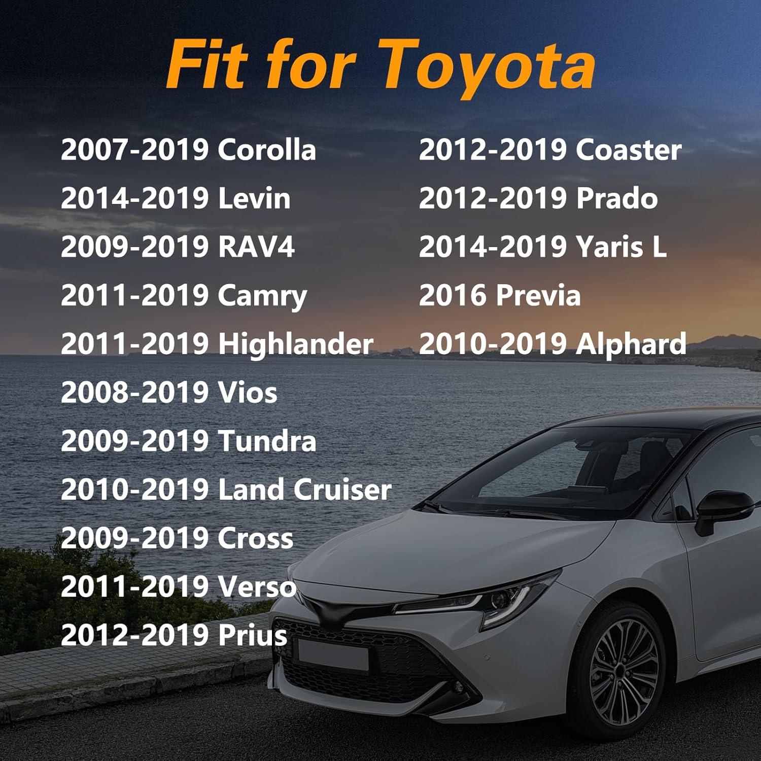 Adaptador USB macho a hembra KPALAG para Toyota 2007-2019