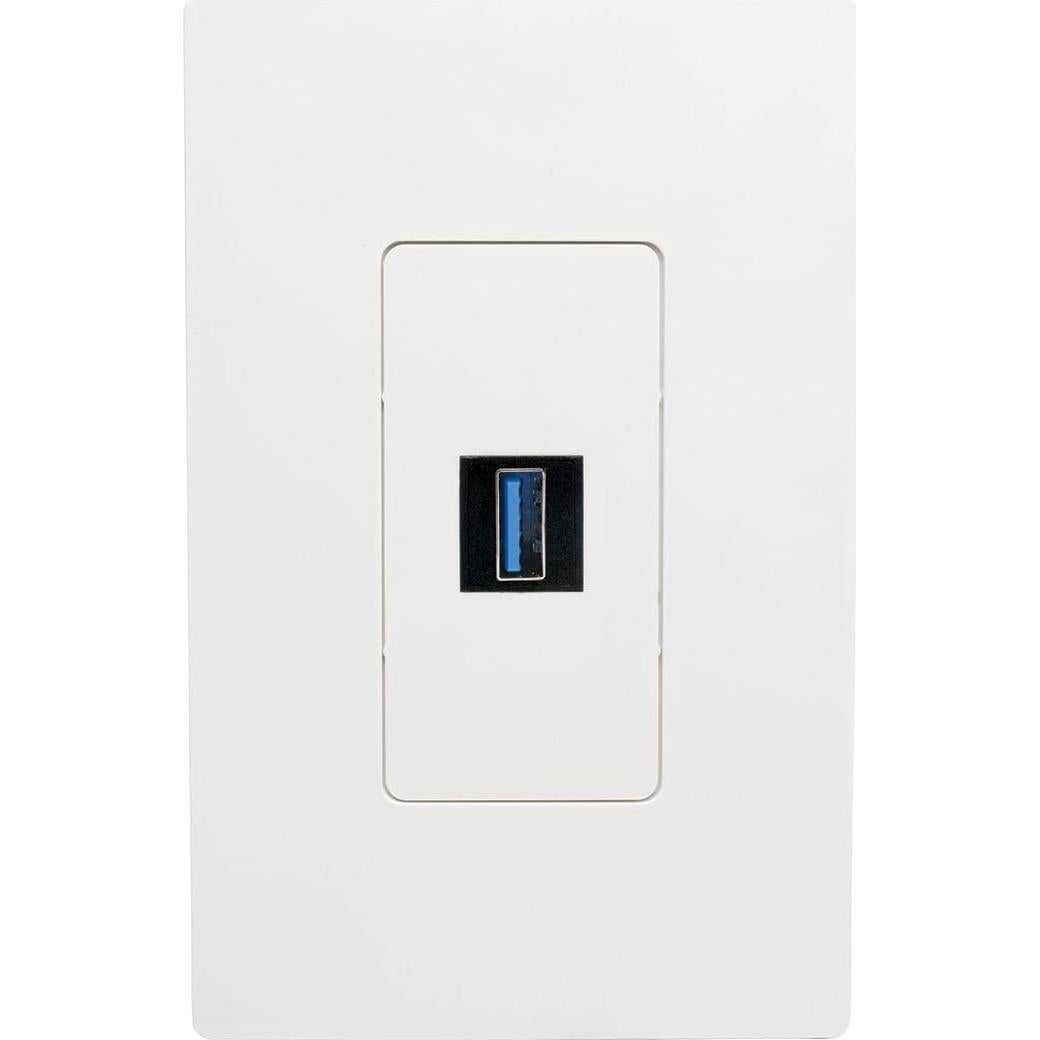 Cable de Extensión USB 3.0 Tripp Lite Keystone 0.3m Angulado