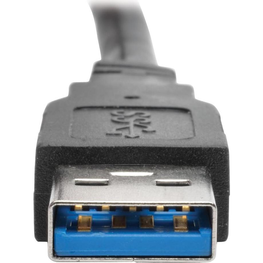 Cable de Extensión USB 3.0 Tripp Lite Keystone 0.3m Angulado