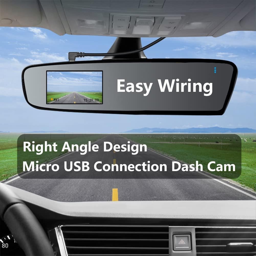 Cable Micro USB 25cm Maixbomr Carga Rápida 2A Ángulo 90°