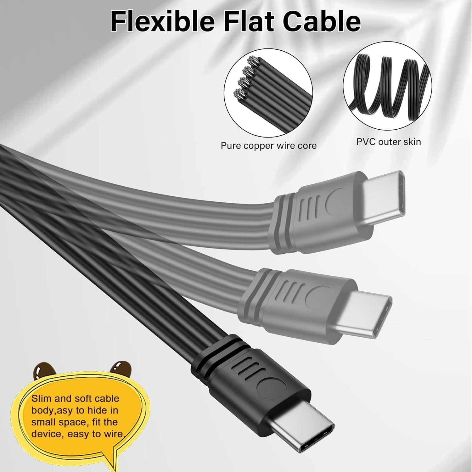 Cable divisor USB C a 4 USB A hembra 0.5m Shenzhenshi