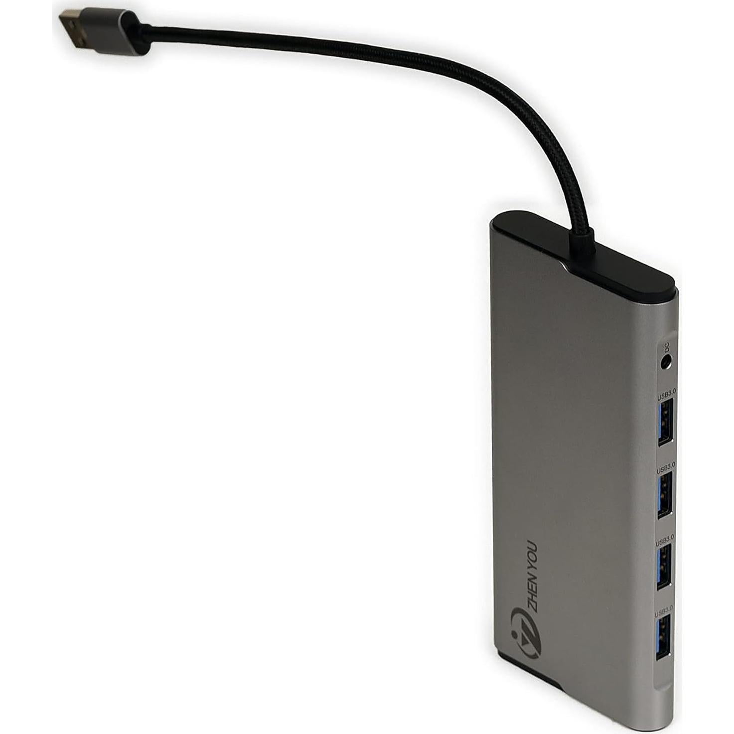 Adaptador USB A a HDMI + 4 Puertos USB 3.0 ZYHB03