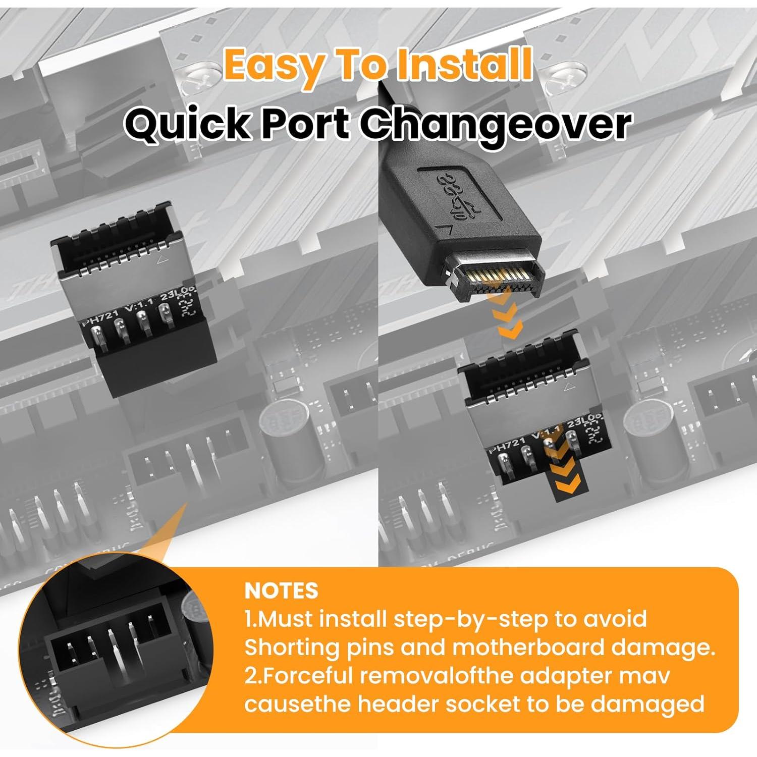 Adaptador USB 2.0 a 3.2 Gen 1 DALQUIS 5g 13x24mm