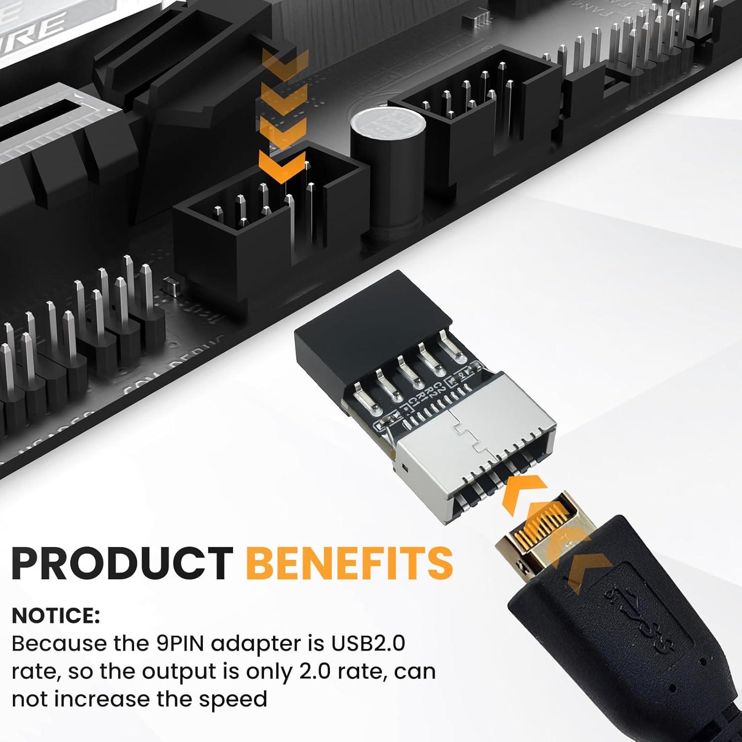 Adaptador USB 2.0 a 3.2 Gen 1 DALQUIS 5g 13x24mm