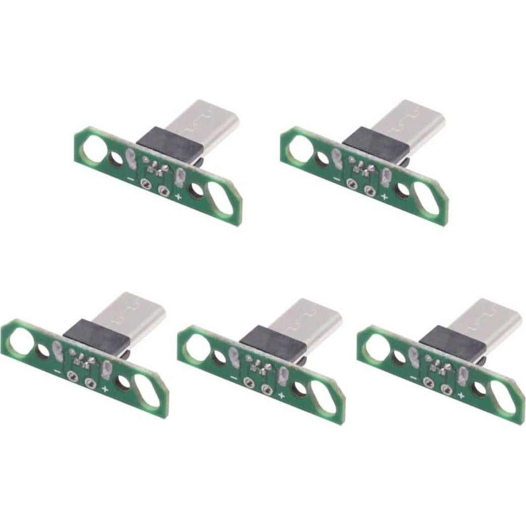 Conector USB 2.0 Macho Micro 2Pin CY para Soldadura - 5 Pack