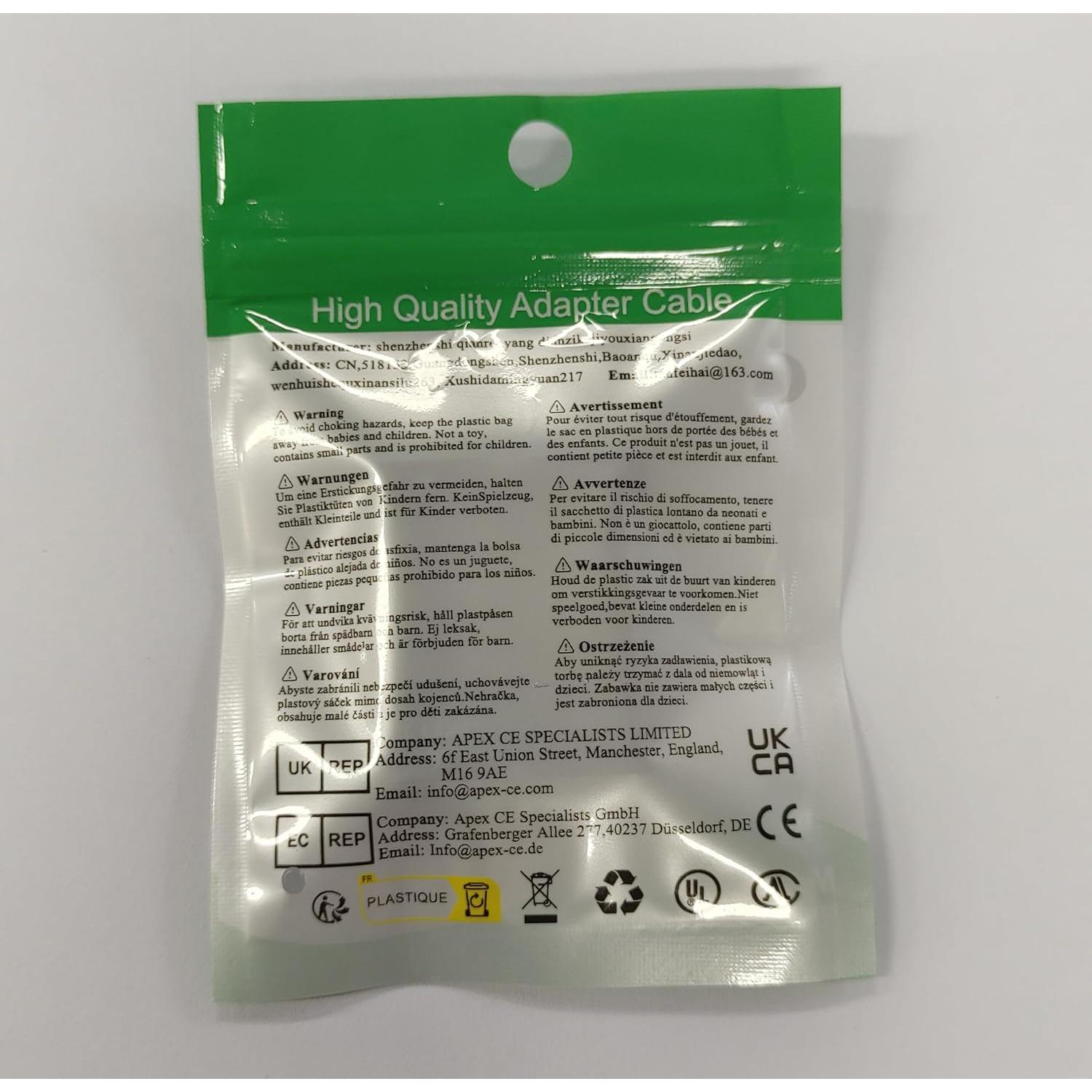 Conector Impermeable USB 3.0 Macho a Hembra QIANRENON