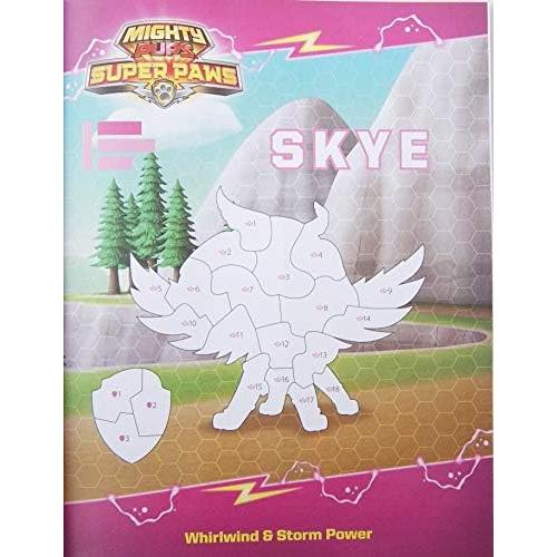 Libro de Actividades Patrulla Canina - Pegatinas por Números