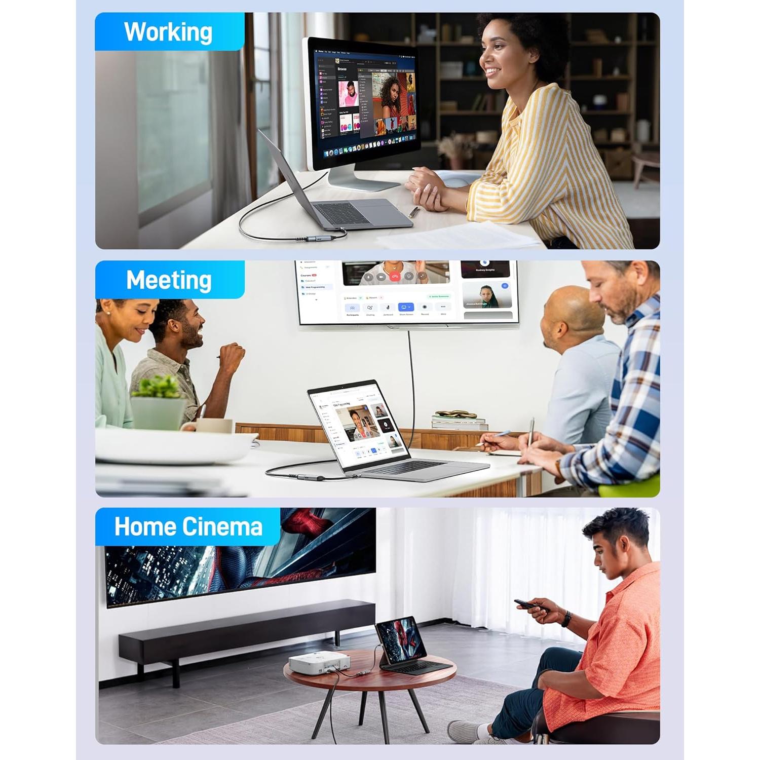 Adaptador USB-C a HDMI Acer ODK410 4K 60Hz Alta Velocidad