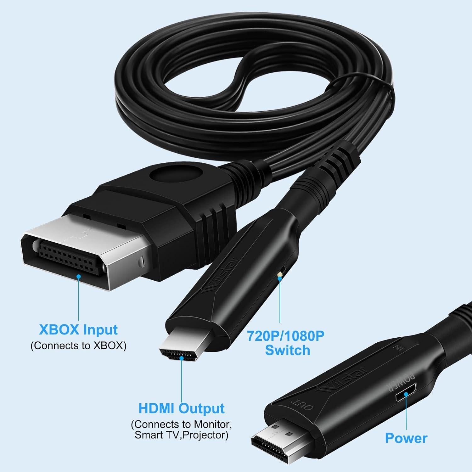 Cable HDMI HD Link HDSUNWSTD para Xbox Original 1m