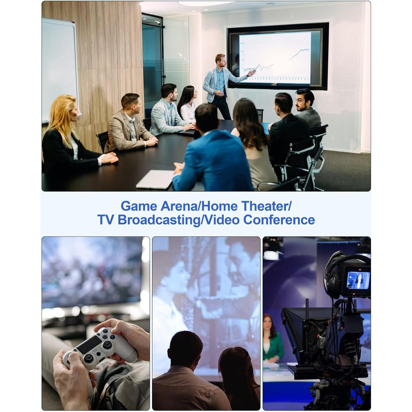 Cables HDMI 4K ApoJodly 6.6FT 5-Pack Alta Velocidad