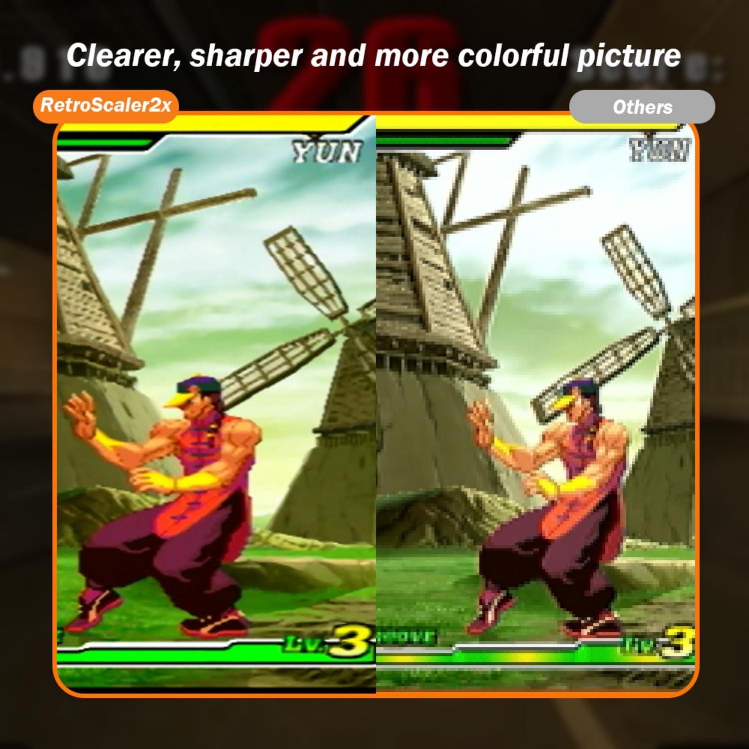 Convertidor RetroScaler2x AV/SV/YPBPR a HDMI BITFUNX