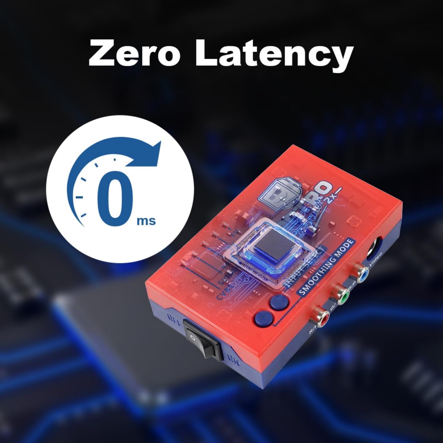 Convertidor RetroScaler2x AV/SV/YPBPR a HDMI BITFUNX