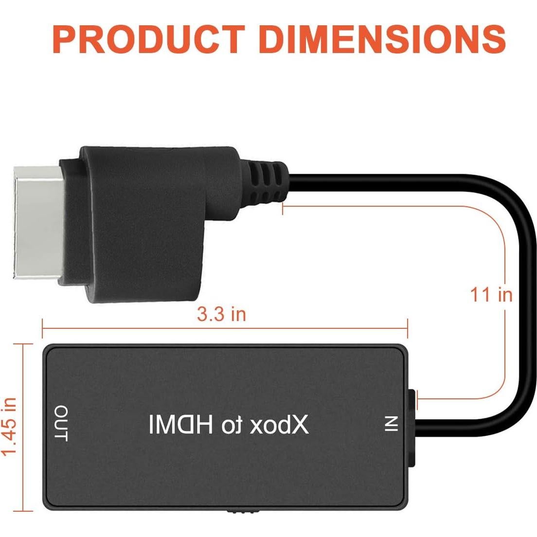 Convertidor HDMI para Xbox 360 ZUZONG 720P/1080P