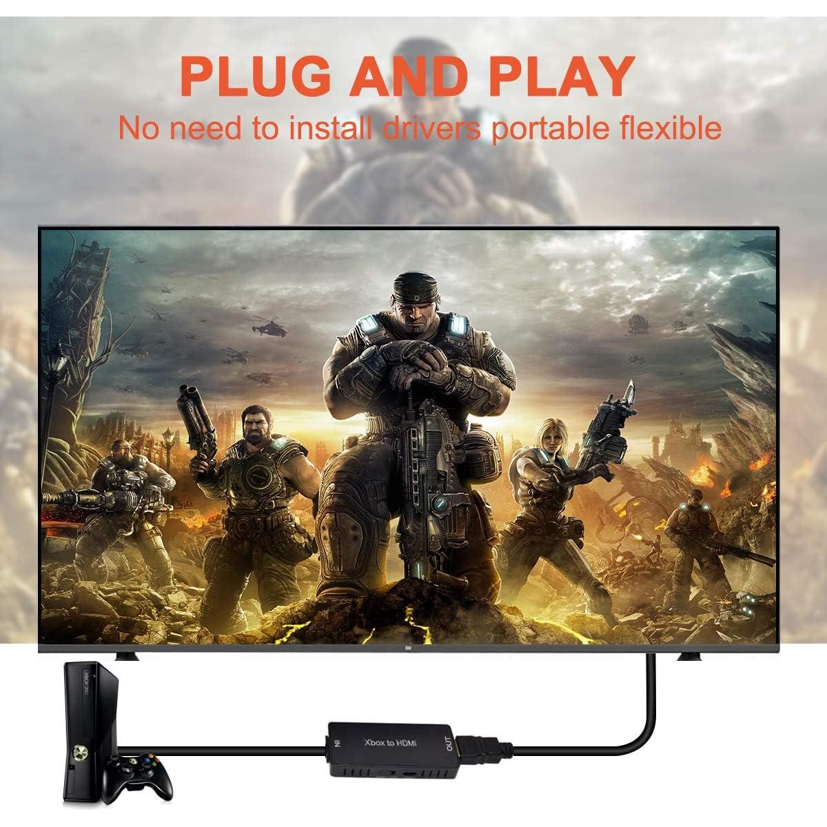 Convertidor HDMI para Xbox 360 ZUZONG 720P/1080P