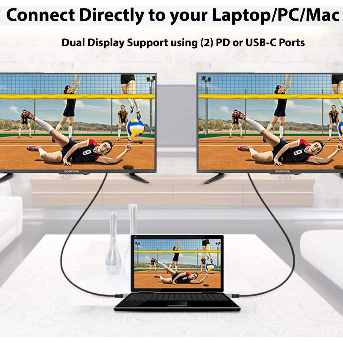 Cable HDMI USB-C 4K Volt Plus Tech 1.8m Compatible Motorola