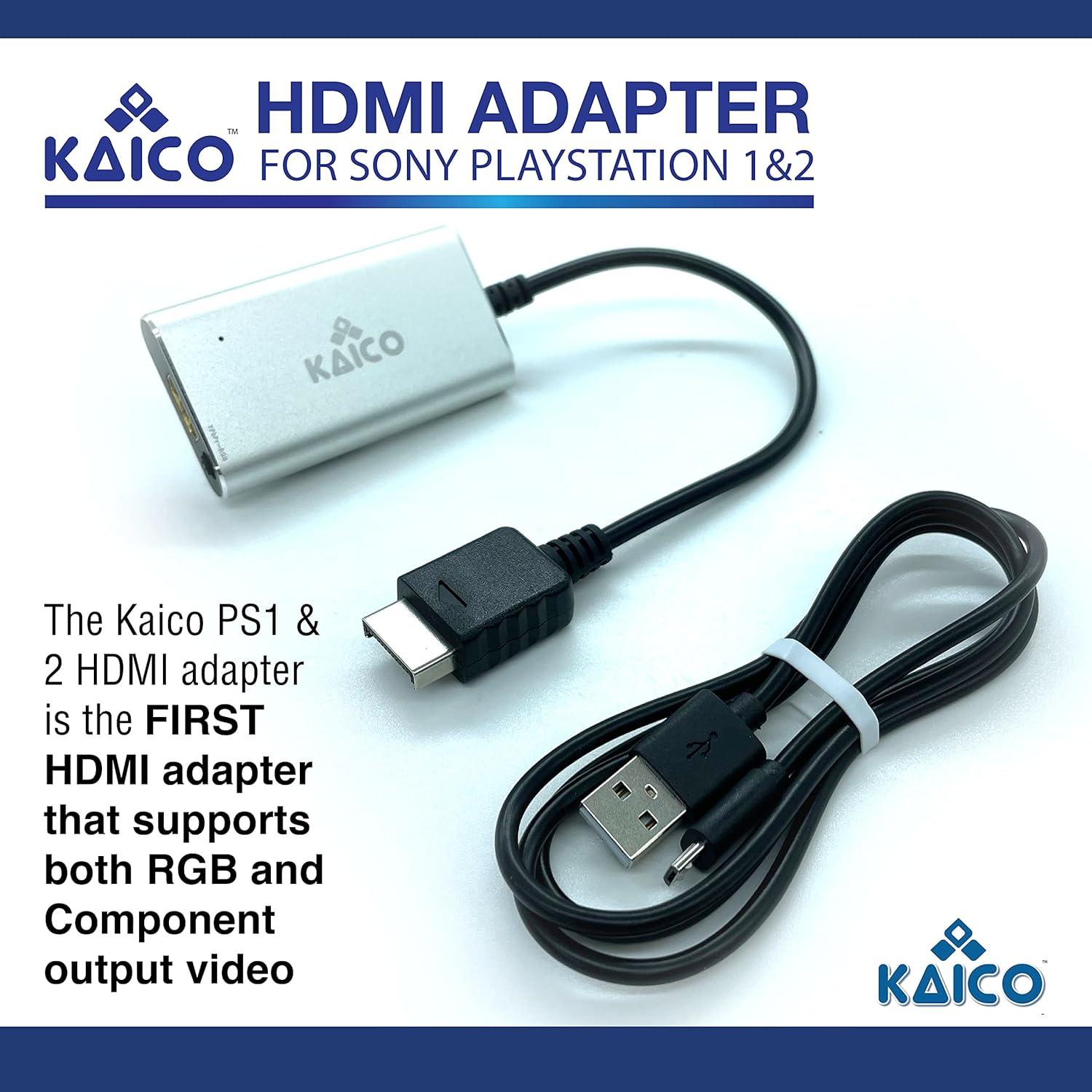 Convertidor HDMI Kaico para PS1 y PS2 - RGB y Componente