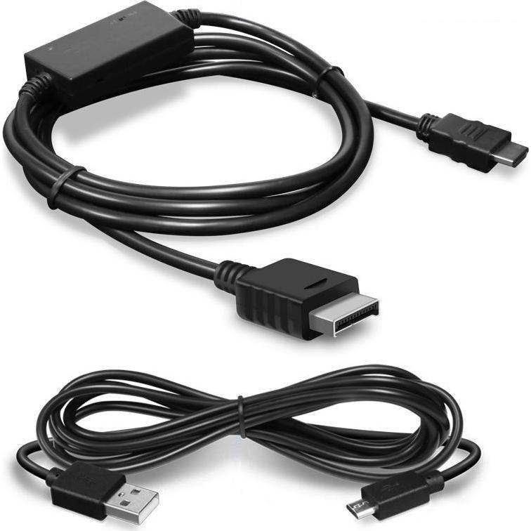 Cable HDMI Hyperkin para PS1/PS2 - 720p, 2.13m, Plug and Play