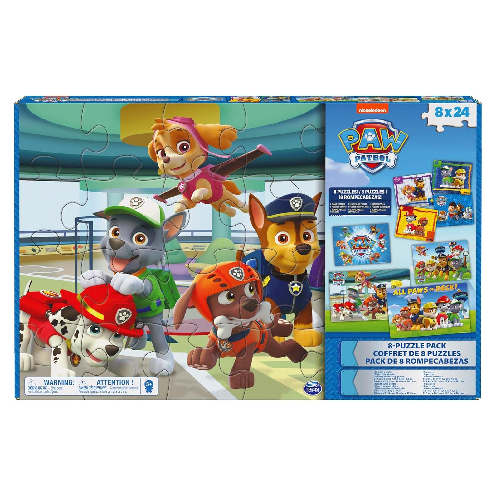 Rompecabezas 8 Piezas Paw Patrol Spin Master 37x55 cm