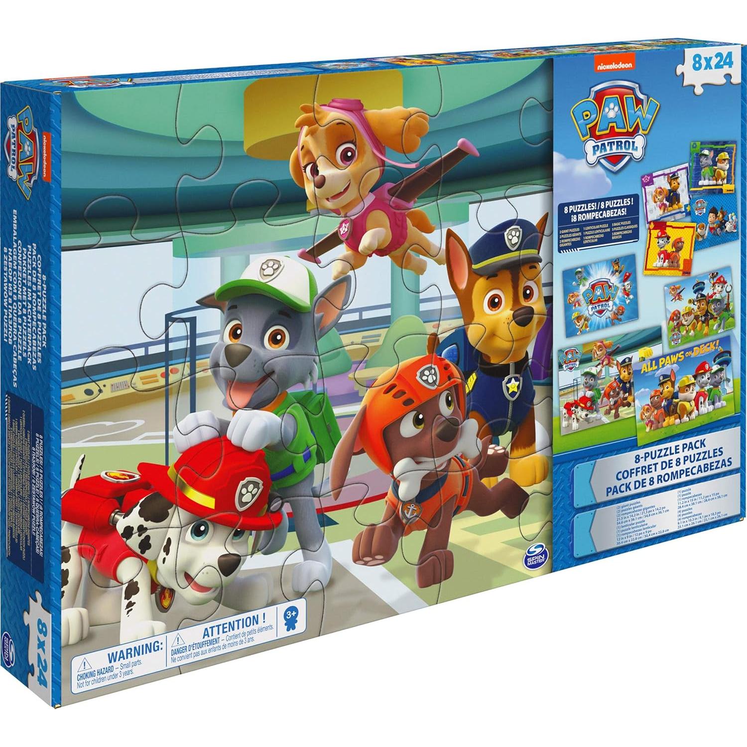 Rompecabezas 8 Piezas Paw Patrol Spin Master 37x55 cm
