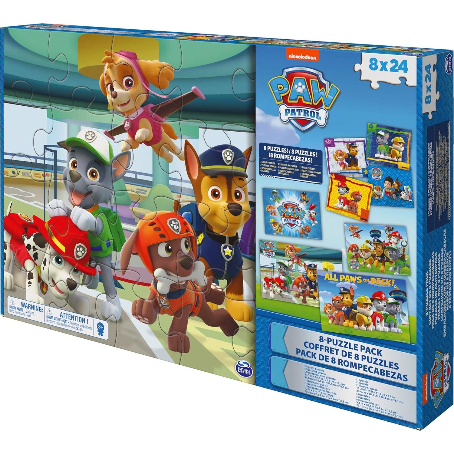 Rompecabezas 8 Piezas Paw Patrol Spin Master 37x55 cm