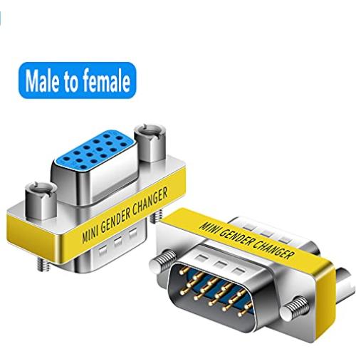 Adaptador VGA Macho a Hembra LNHCAW - Paquete de 3