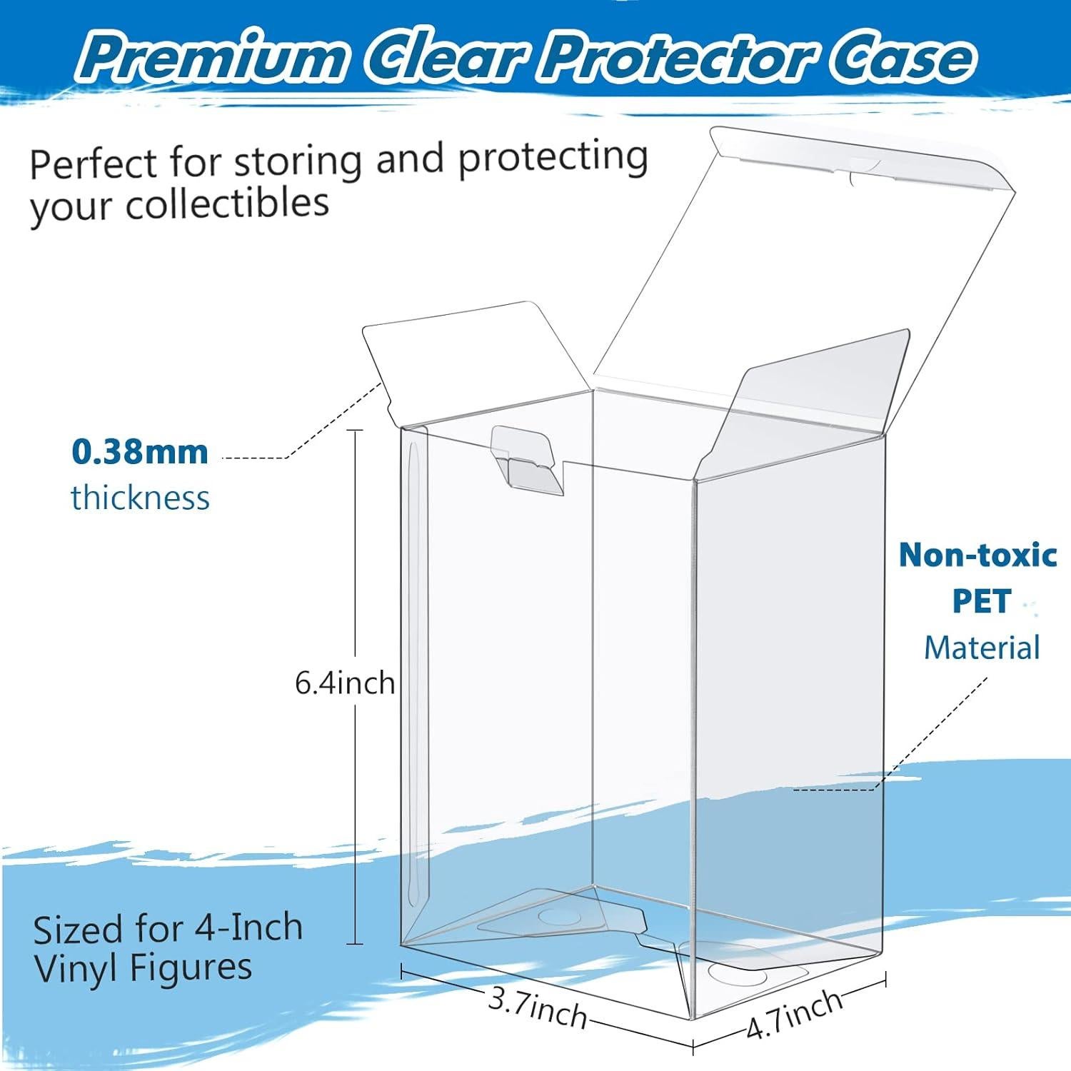 Paquete de 6 Protectores Sooez para Figuras Pop 10.16 cm