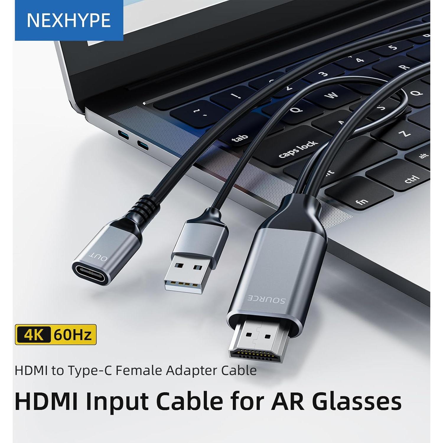 Adaptador HDMI a USB-C NEXHYPE 4K@60Hz Unidireccional