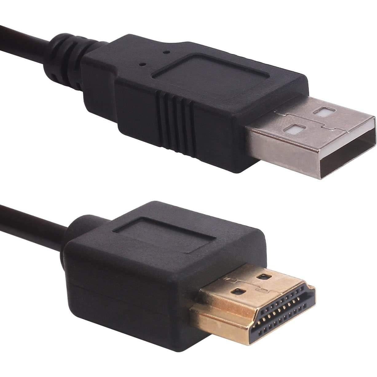 Cable USB a HDMI Yeworth 1.8m Carga Rápida Macho a Macho