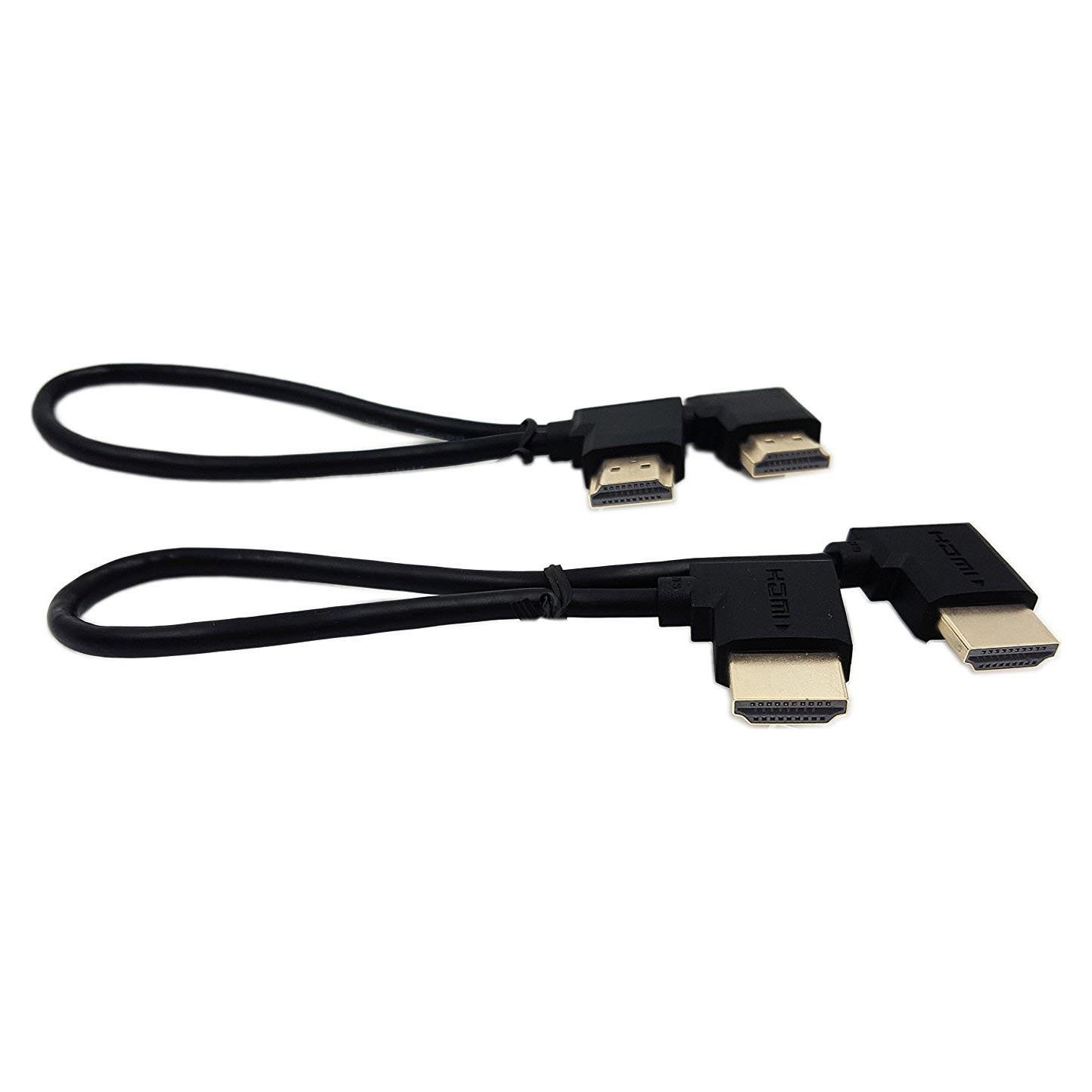 Adaptador HDMI Macho a Macho 90 Grados SinLoon 0.3M 4K