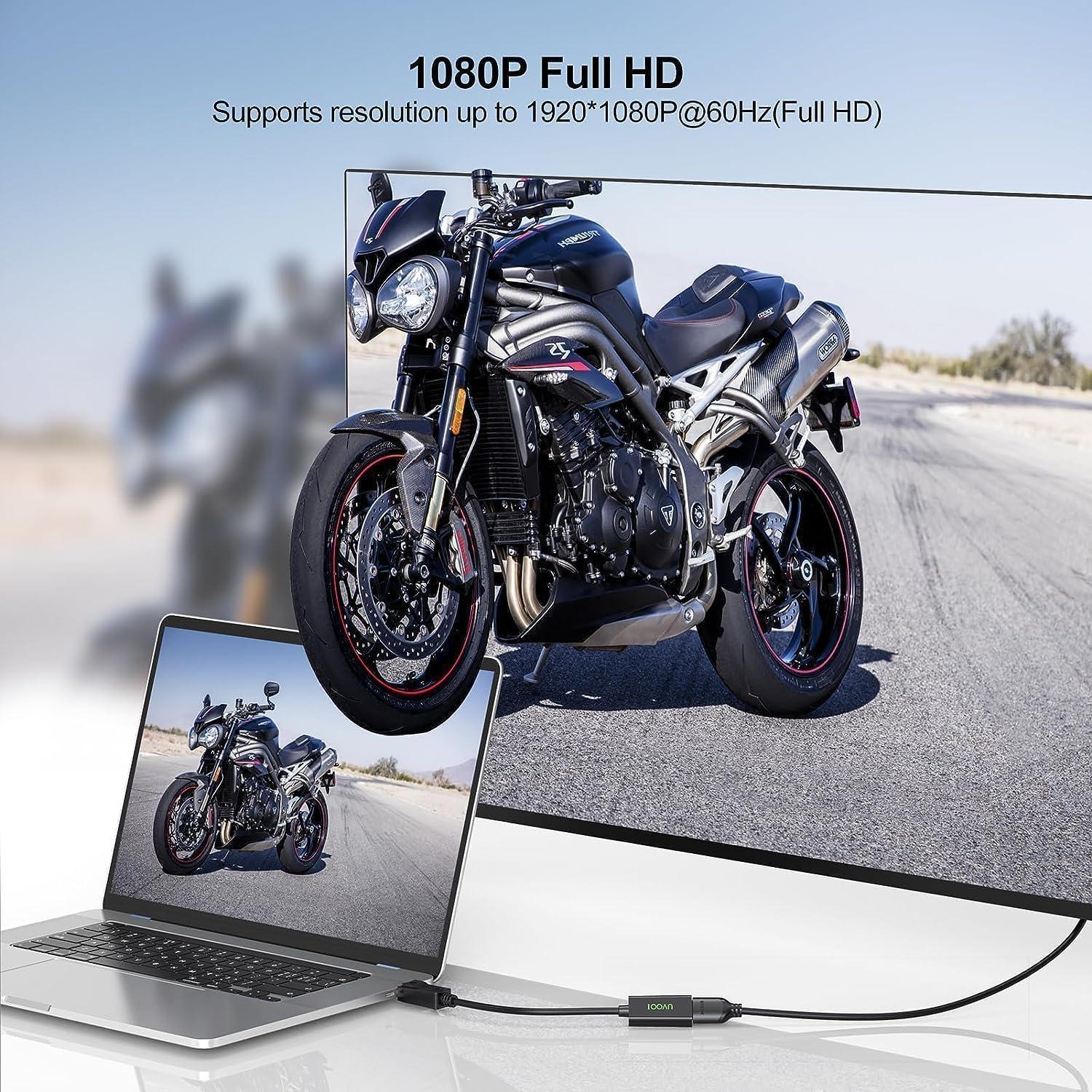 Adaptador DisplayPort a HDMI UVOOI 10 Unidades 1080P Full HD