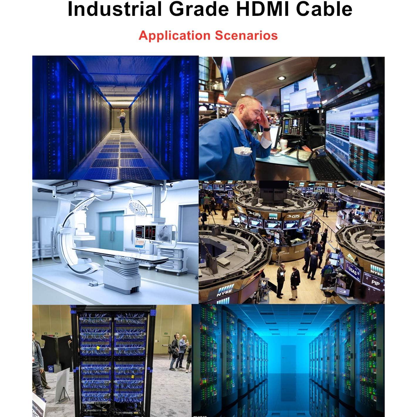 Cable HDMI 8K 48Gbps Ubluker 20m Trenzado Nylon Gaming