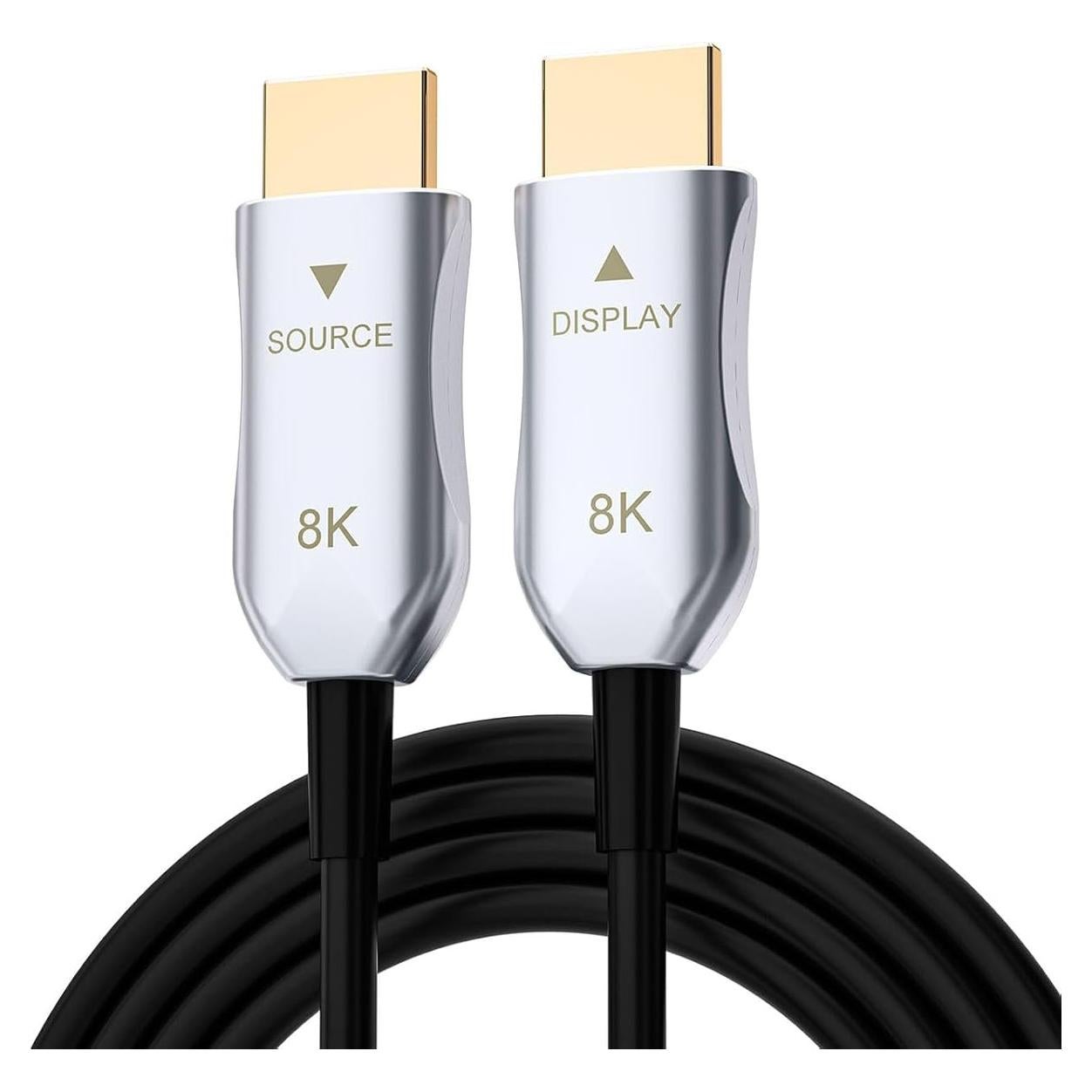 Cable HDMI 2.1 Óptico Activo de Fibra 1m ShengKai 8K 48Gbps
