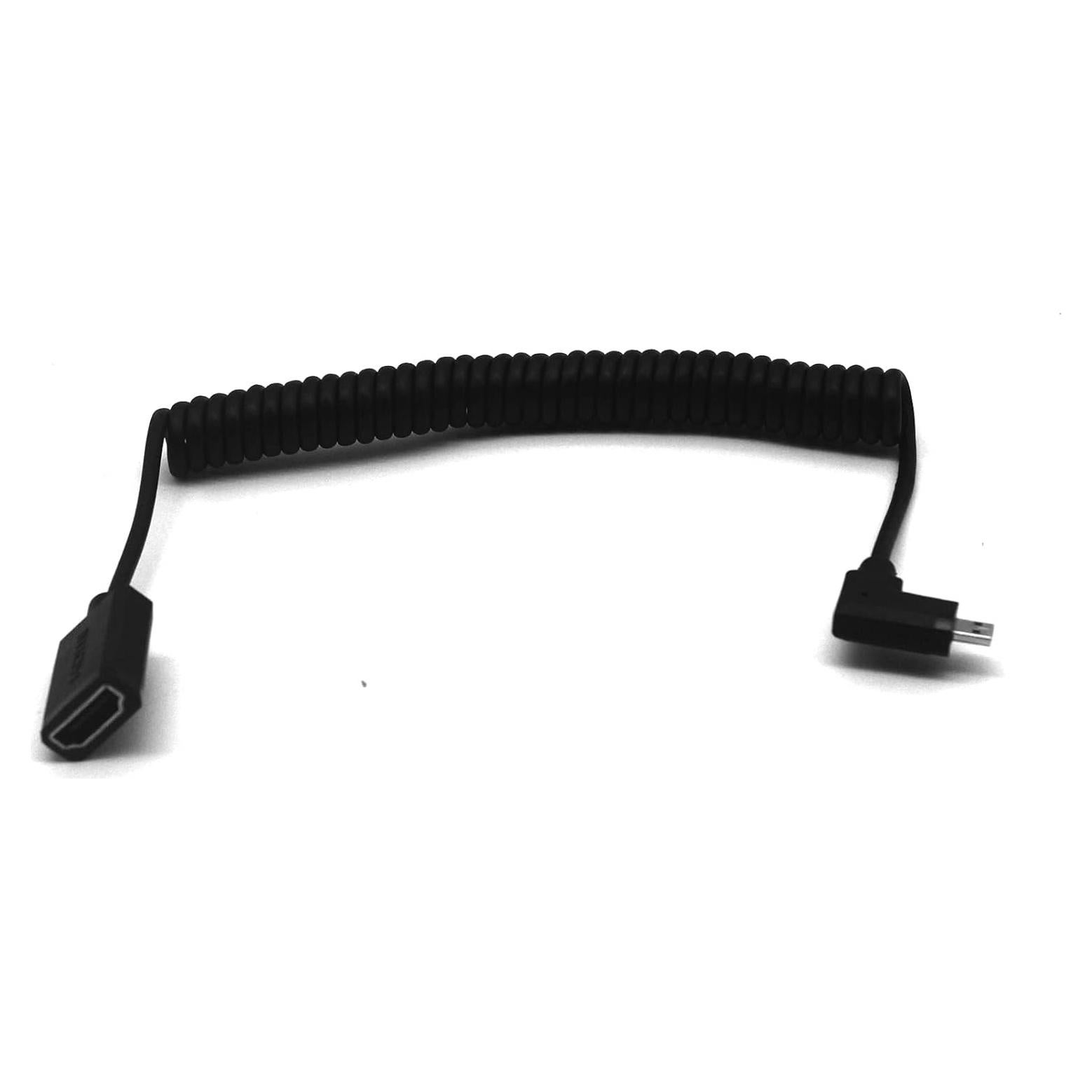 Cable HDMI 2.0 4K MOTONG a Micro HDMI 1.8M ángulo izquierdo