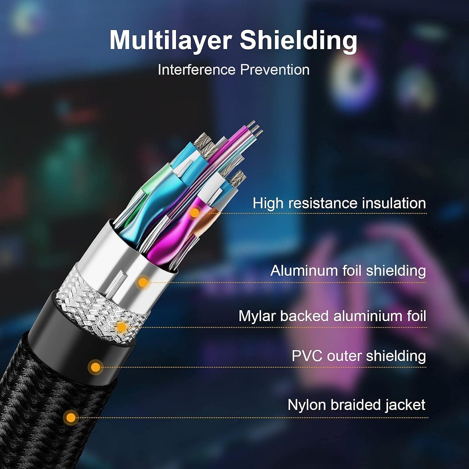 Cable HDMI 8K 1m CableCreation Ultra Alta Velocidad 48Gbps