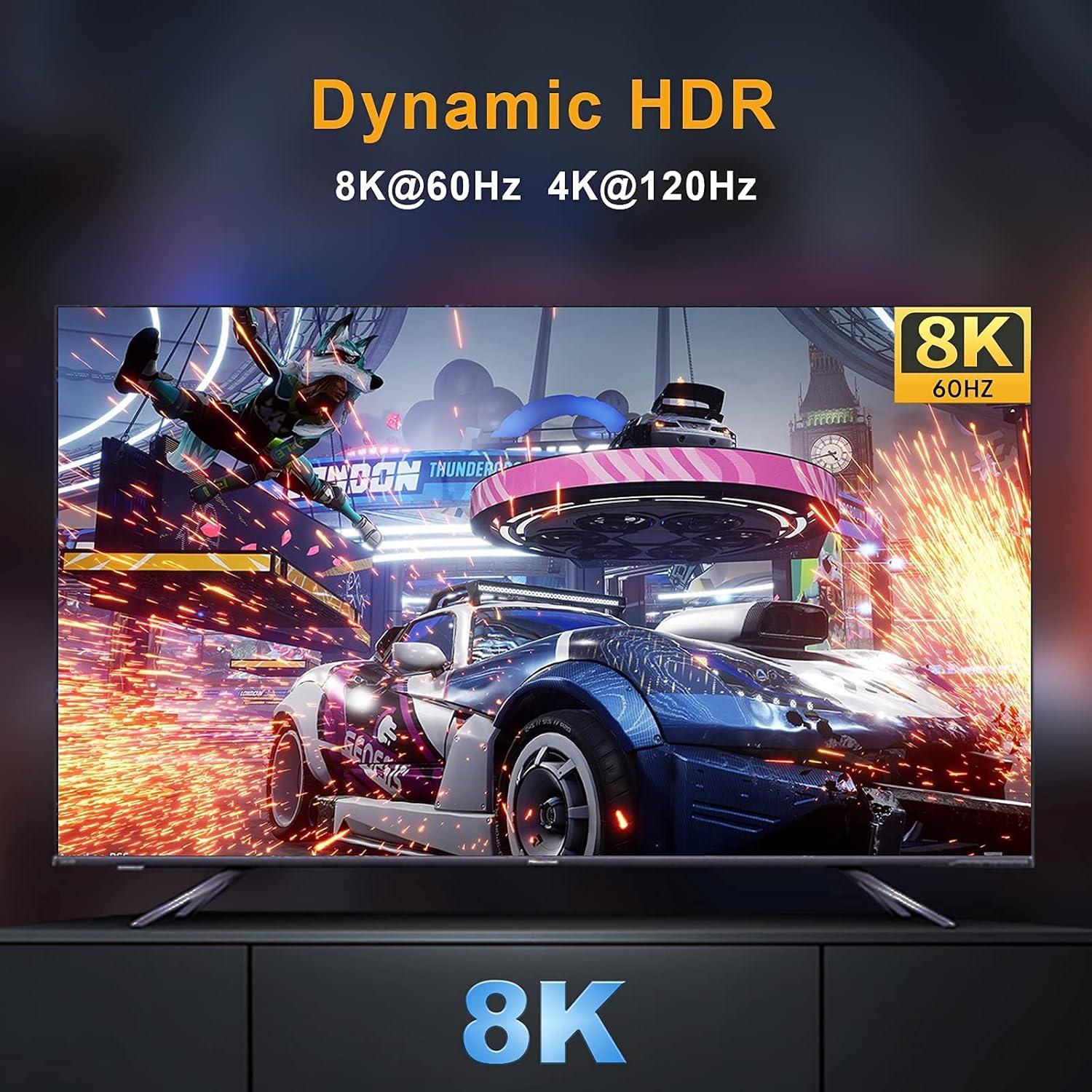 Cable HDMI 8K 1m CableCreation Ultra Alta Velocidad 48Gbps