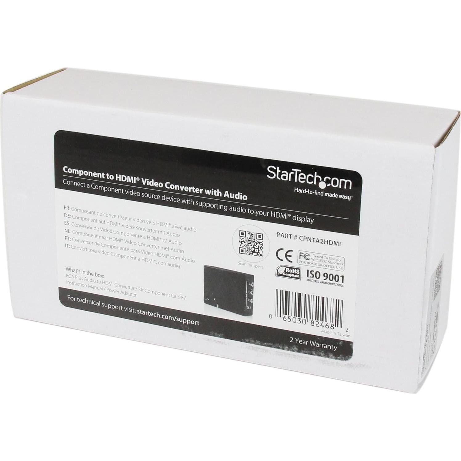 Convertidor de Componente a HDMI StarTech CPNTA2HDMI 1080p