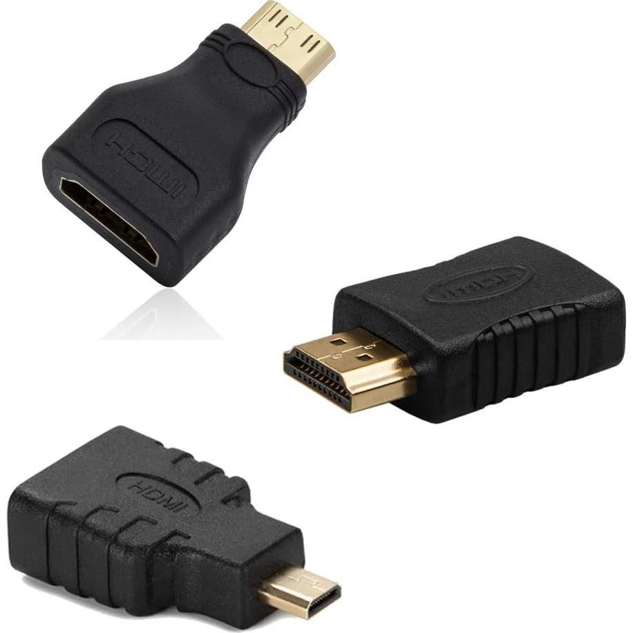 Kit de 7 Adaptadores HDMI FUNTEN Mini a Micro a Hembra