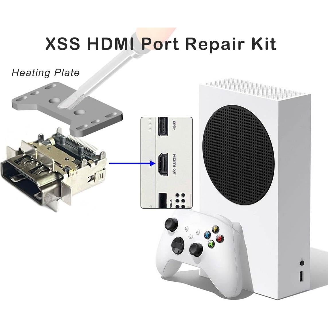 Reemplazo Puerto HDMI Xbox Series S ElecGear 2x + Herramientas