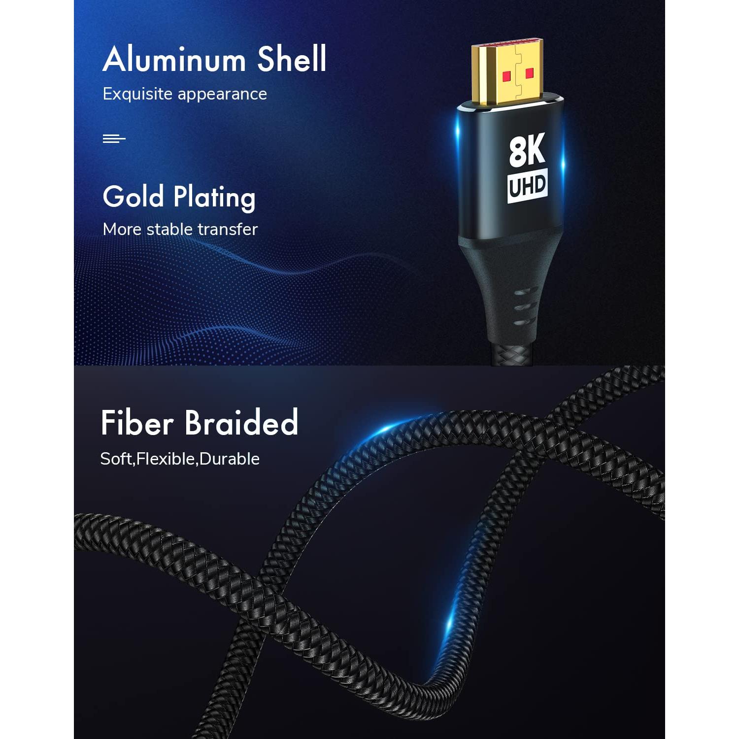 Cable HDMI 2.1 8K 3M KELink Ultra Alta Velocidad 48Gbps